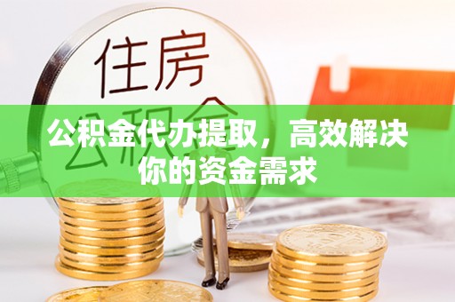 嘉义公积金代办提取，高效解决你的资金需求
