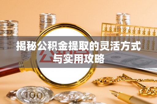 嘉义揭秘公积金提取的灵活方式与实用攻略