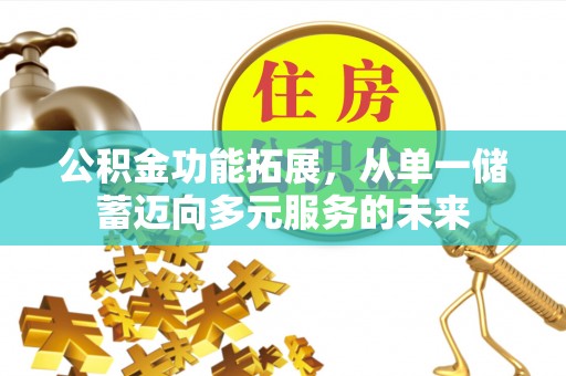 嘉义公积金功能拓展，从单一储蓄迈向多元服务的未来