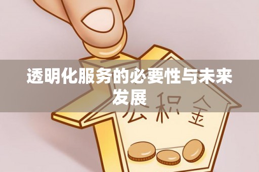 嘉义透明化服务的必要性与未来发展