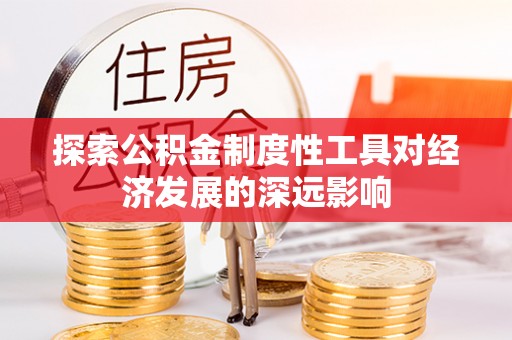 嘉义探索公积金制度性工具对经济发展的深远影响