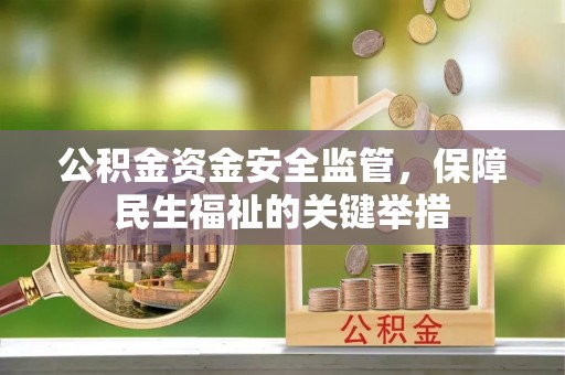 嘉义公积金资金安全监管，保障民生福祉的关键举措