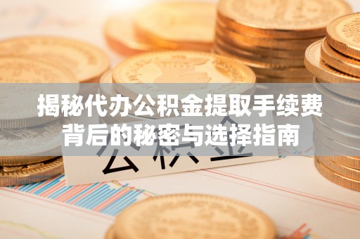 嘉义揭秘代办公积金提取手续费背后的秘密与选择指南