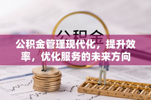 嘉义公积金管理现代化，提升效率，优化服务的未来方向