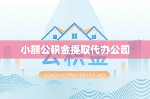 嘉义小额公积金提取代办公司
